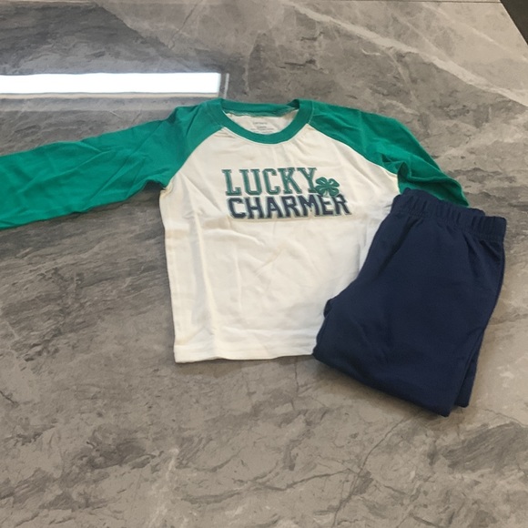 Carter's - 2 Piece Set - Tee & Jogger Pants - Lucky Charmer - 24 months - NWT - Picture 4 of 16